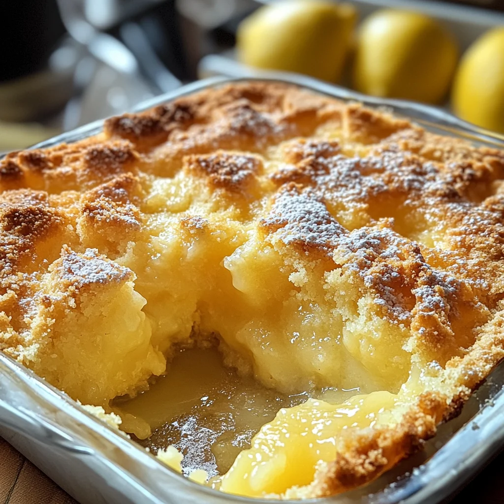 Magic Lemon Cobbler: A Sweet, Tangy Dessert Delight