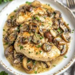 Mushroom Asiago Chicken
