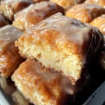 Old-Fashioned Buttermilk Donut Bars with Brown Butter Maple Vanilla Bean Glaze
