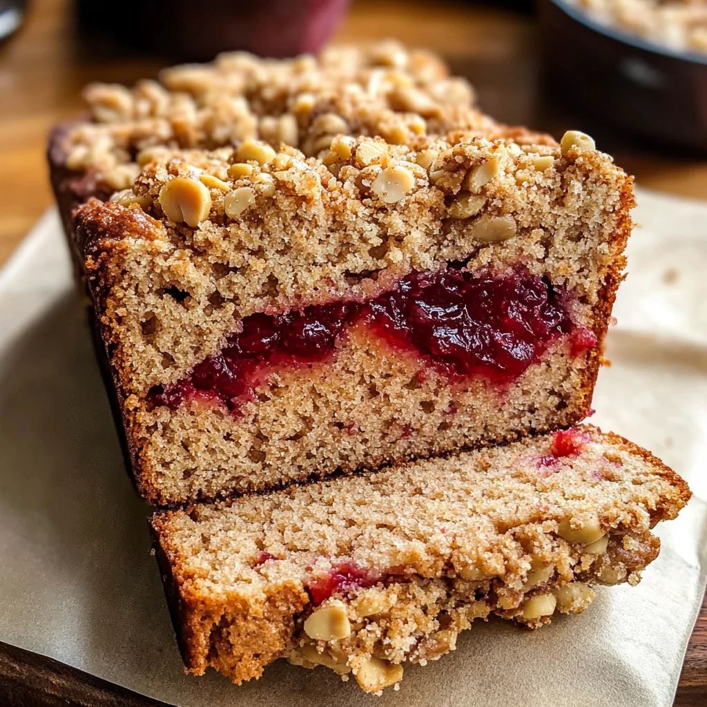 Peanut Butter Jelly Snack Bread