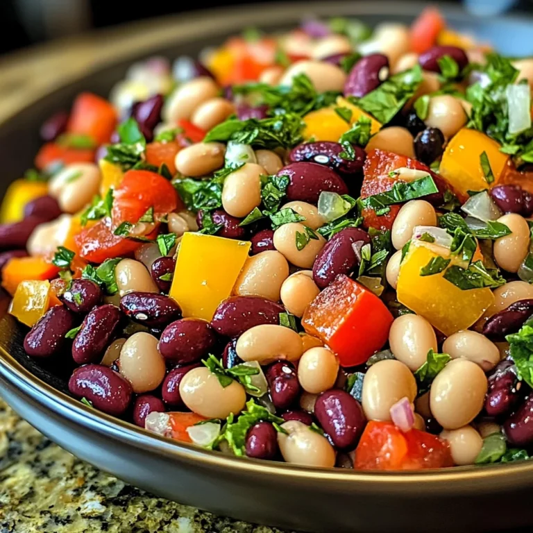 Rainbow Bean Salad: A Vibrant & Healthy Recipe