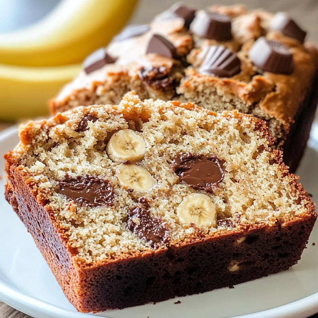 Reese's Peanut Butter Banana Bread