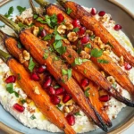 Roasted Carrots with Vegan Ricotta