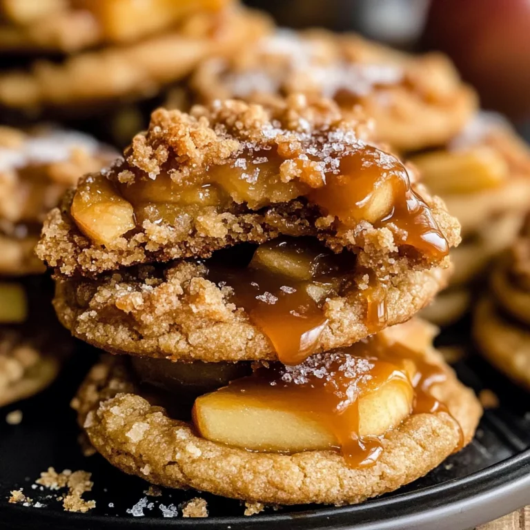Salted Caramel Apple Pie Cookies