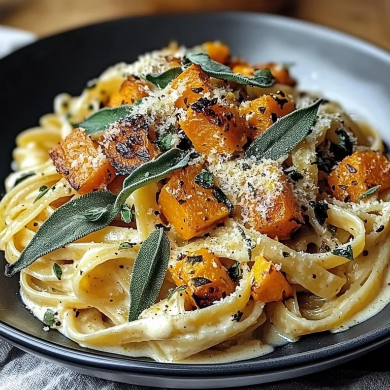 Savory Butternut Squash & Sage Pasta