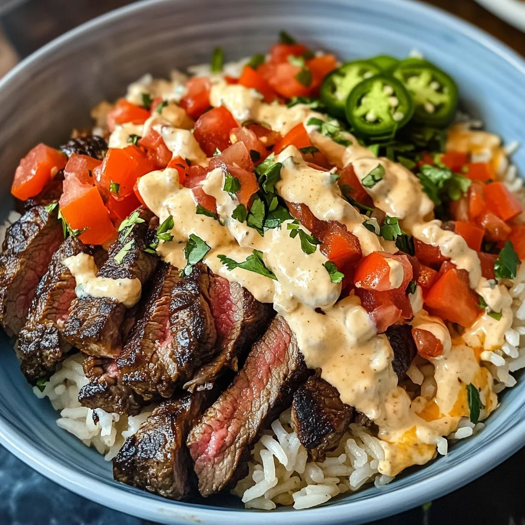 Steak Queso Rice : A Flavorful Recipe