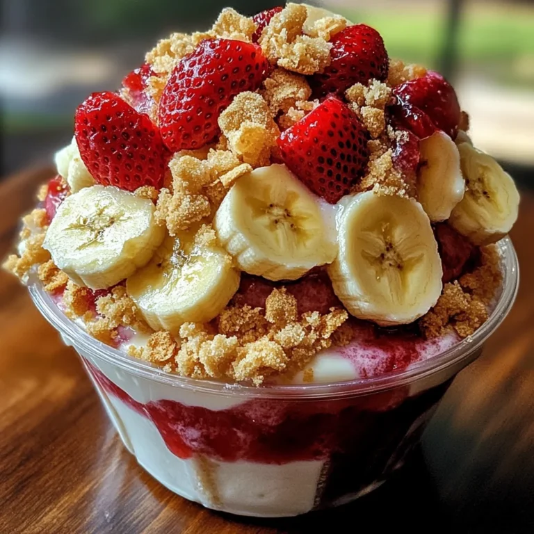 Strawberry Crunch Banana Pudding Recipe - Easy Dessert Delight