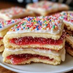 Strawberry Pop Tart Sugar Cookies
