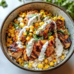 Street Corn Chicken Rice Bowl