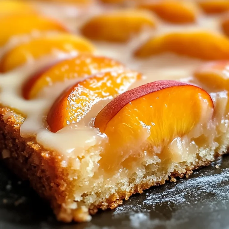 Summer Peach Cake
