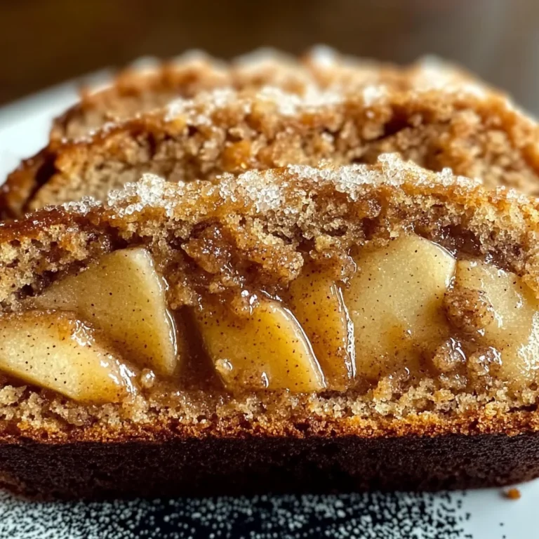 Warm Cinnamon-Spiced Apple Bread