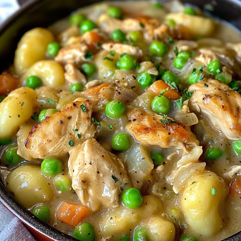 one pot gnocchi chicken pot pie