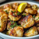 Air Fryer Lemon Chicken Bites