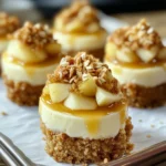 Apple Crisp Mini Cheesecakes
