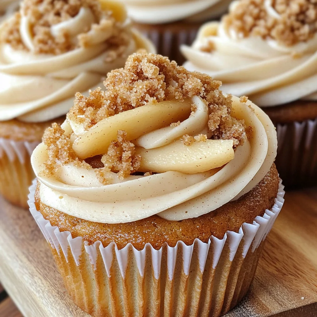 Apple Crumble Cupcakes