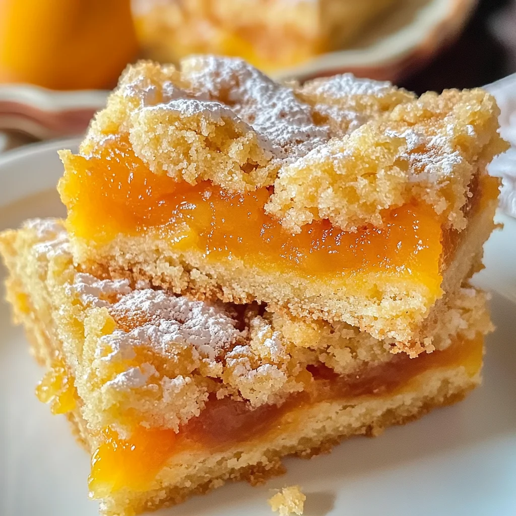 Apricot Shortbread Bars Recipe