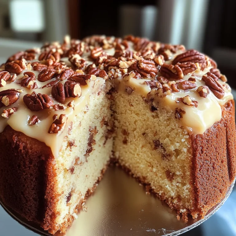 Butter Pecan Pound Cake