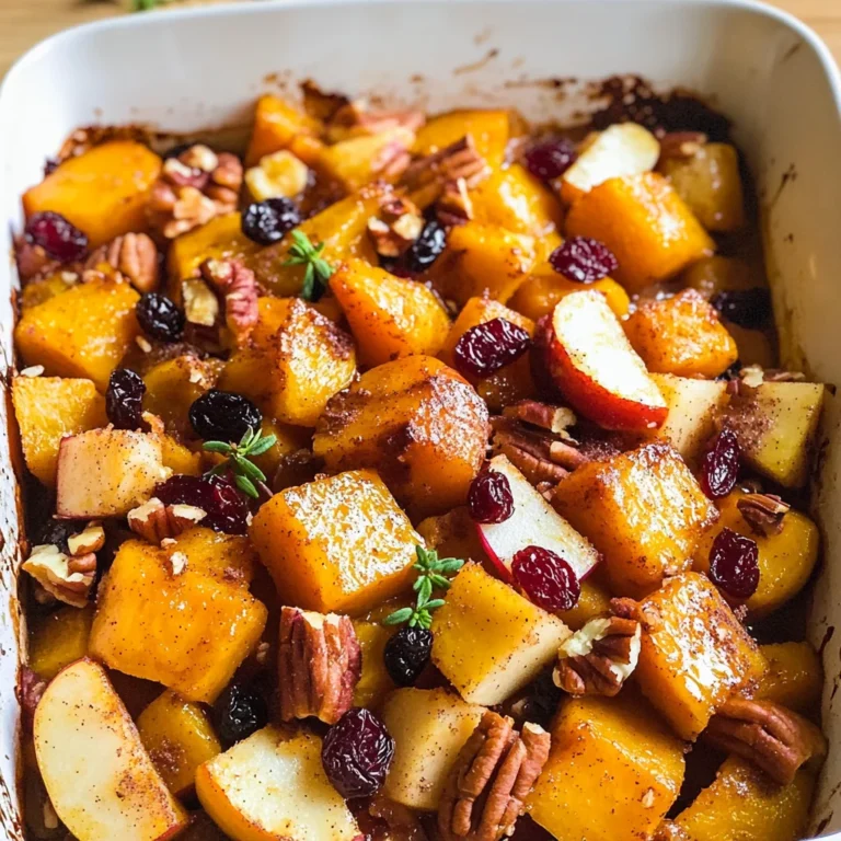 Butternut Squash Apple Bake
