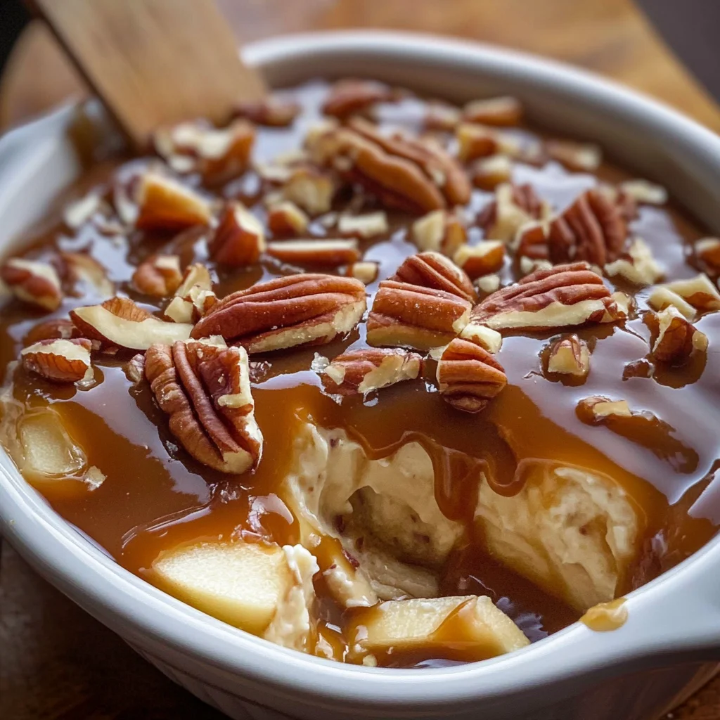 Caramel apple cheesecake dip recipe