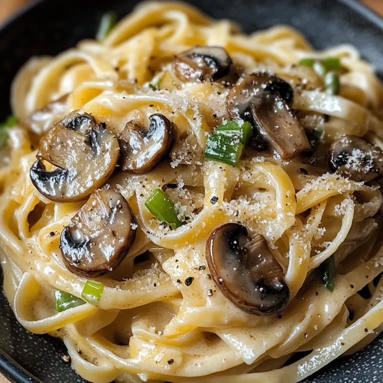 Caramelized Leek and Mushroom Gruyere Pasta