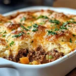 Cheddar Bay Ground Beef Cobbler