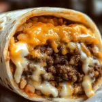 Cheesy Beef Taco Burritos
