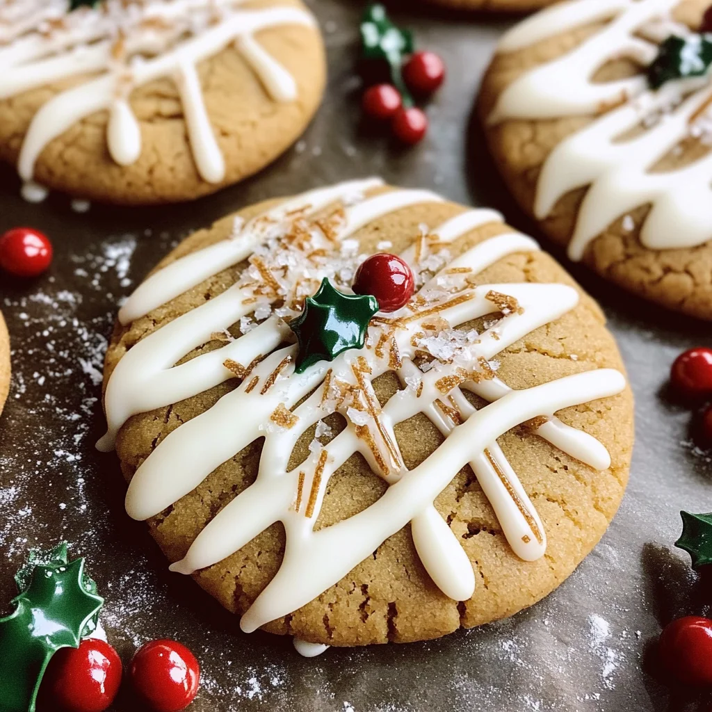 Chewy Maple Cinnamon Cookies with White Chocolate