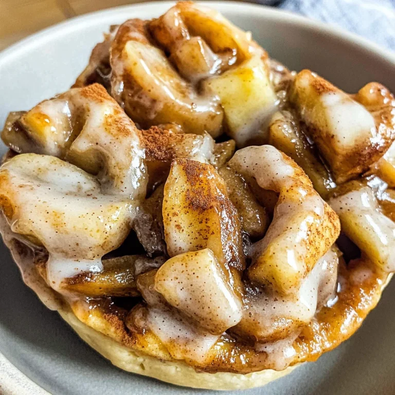 Cinnamon Roll Apple Pie