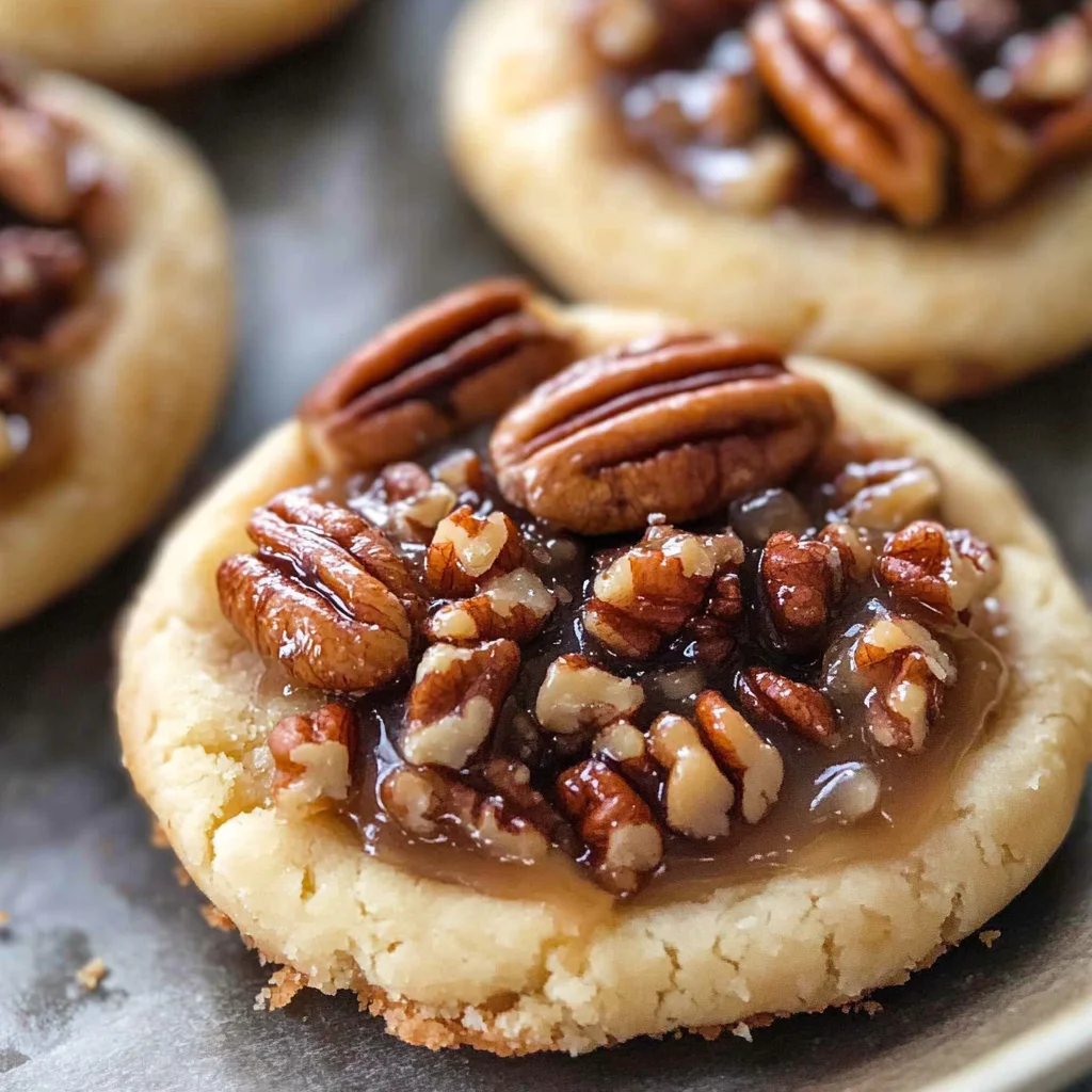 Crumbl pecan pie cookies