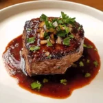 Filet Mignon with Red Wine Sauce
