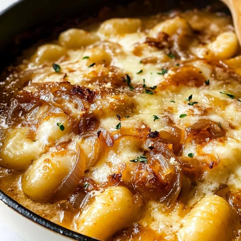 French Onion Gnocchi