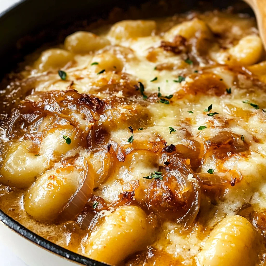 French Onion Gnocchi