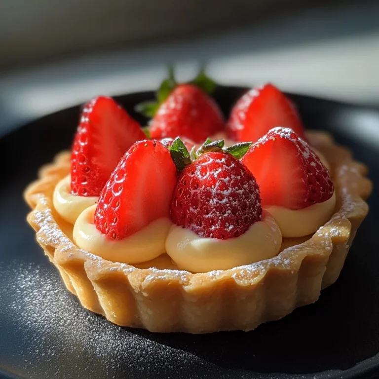 Fresh and Delicious Strawberry Tartlets Recipe