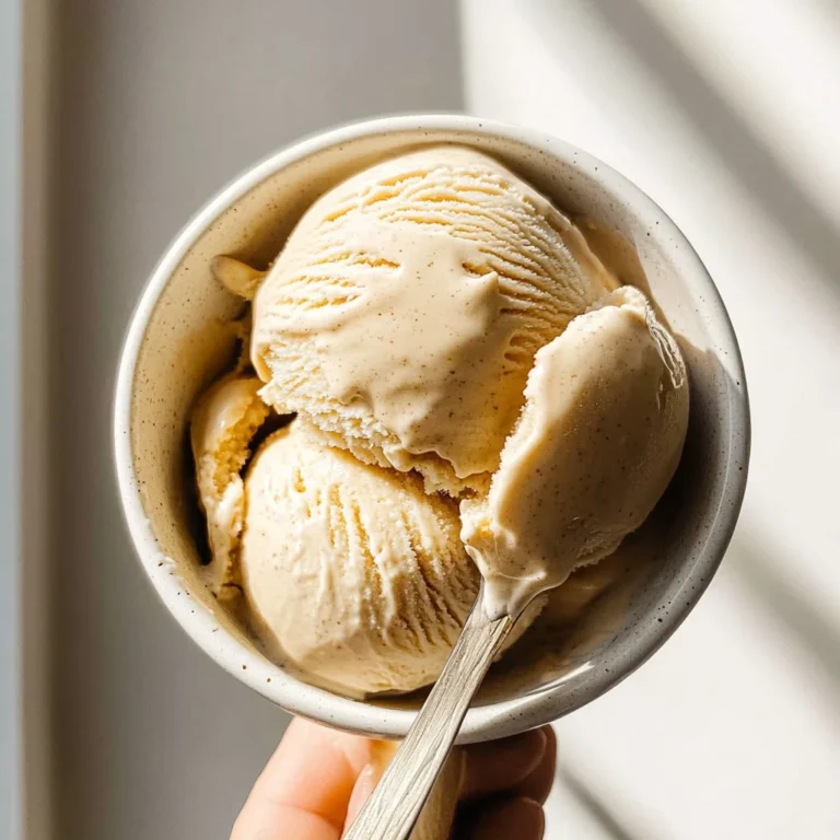 Homemade Maple Ice Cream