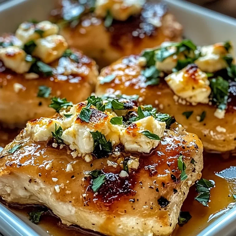 Hot Honey Feta Chicken Dish: A Deliciously Spicy and Savory Recipe