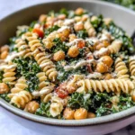 Kale Caesar Pasta Salad