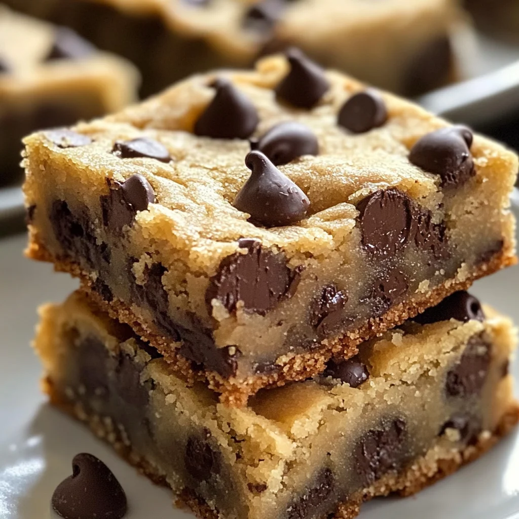 Melt-in-Your-Mouth Chocolate Chip Cookie Bars