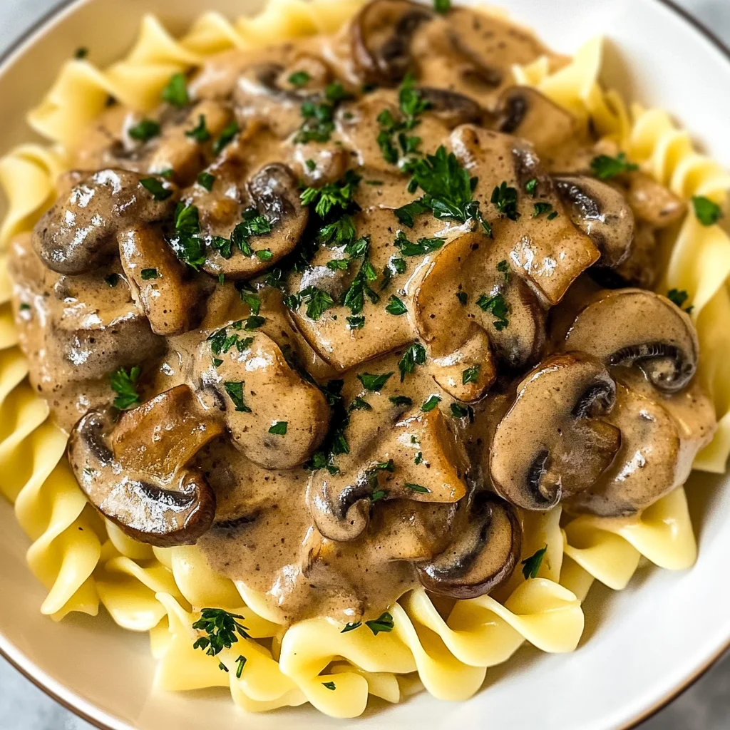 Mushroom Stroganoff