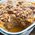 Pumpkin Pecan Cobbler