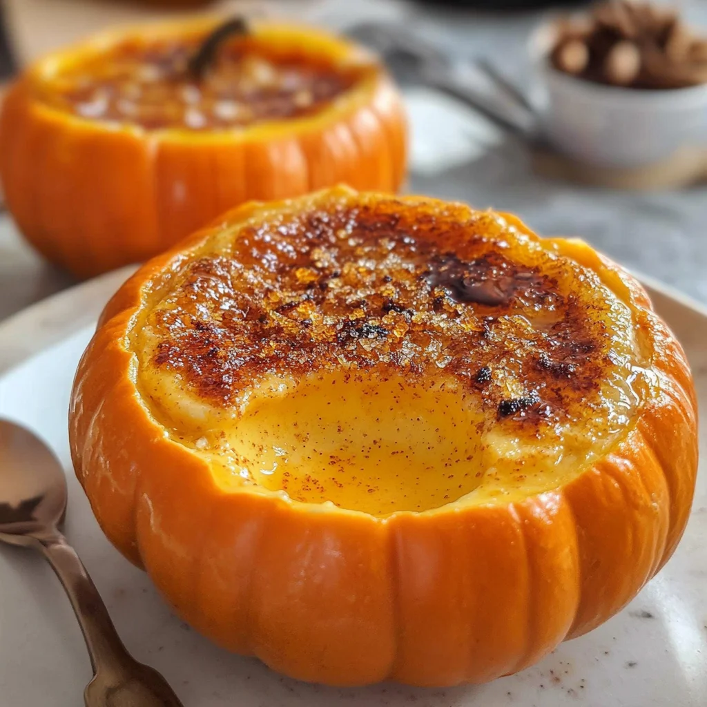 Pumpkin Spice Crème Brûlée