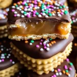 Ritz Cracker Caramel Chocolate Bites