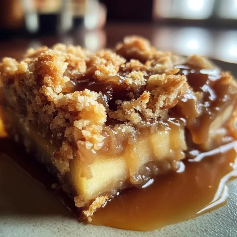 Salted Caramel Apple Crumble Bars Fall Treat: Get Addicted in 45 Min