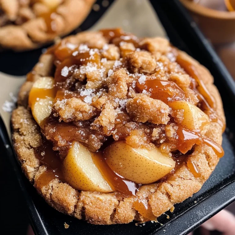 Salted Caramel Apple Pie Cookies