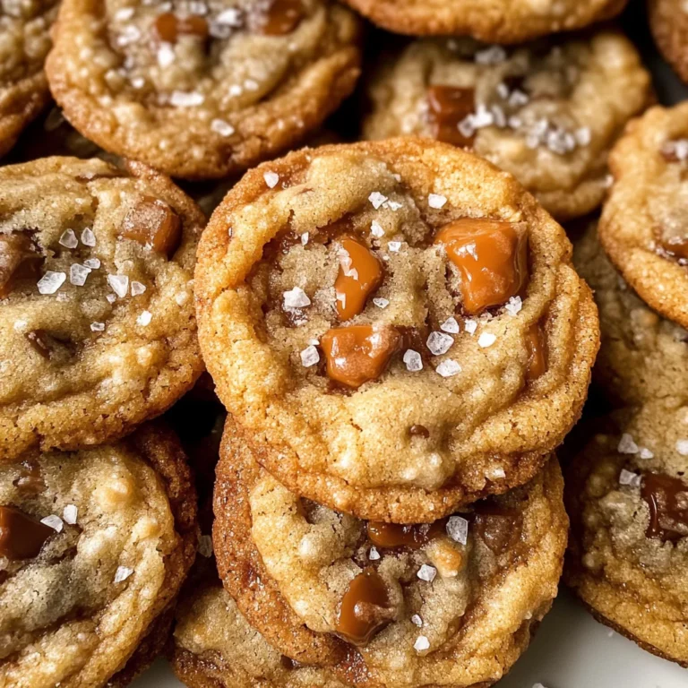Salted Caramel Cookie Recipe