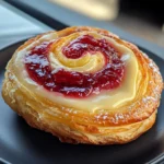 Sugar Raspberry Danish Bun