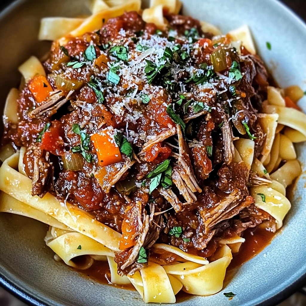 Sunday Slow Cooker Beef Ragu Recipe