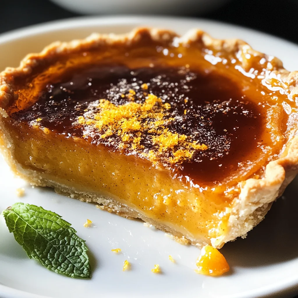 Tasty Pumpkin Pie Brulee with Bourbon Vanilla