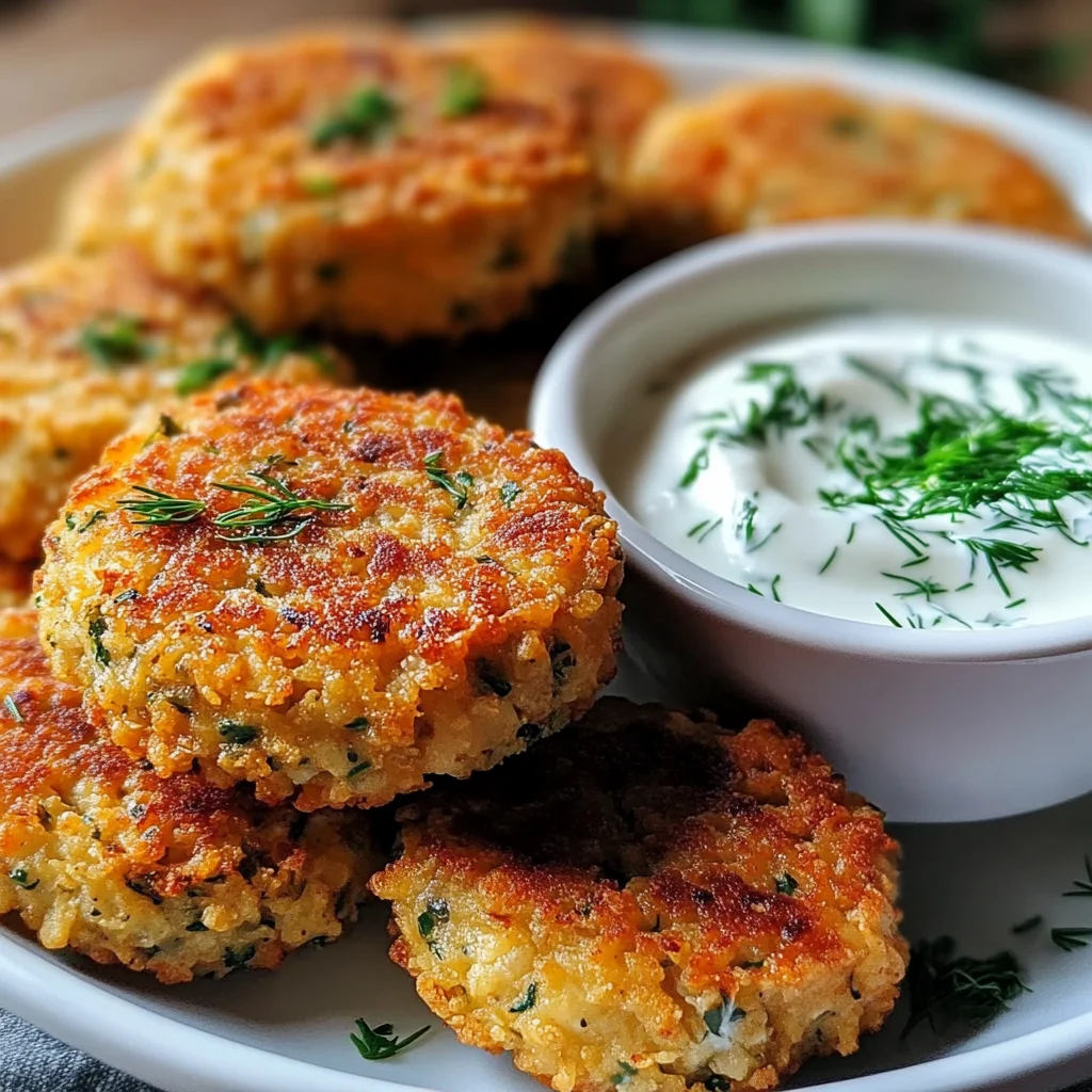 Ultimate Mediterranean Lemon Chickpea Patties with Yogurt Sauce