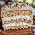 White German Chocolate Cake with Cheesecake Center