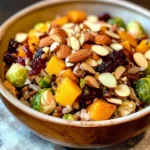 Wild Rice Harvest Bowls with Fig Balsamic Vinaigrette